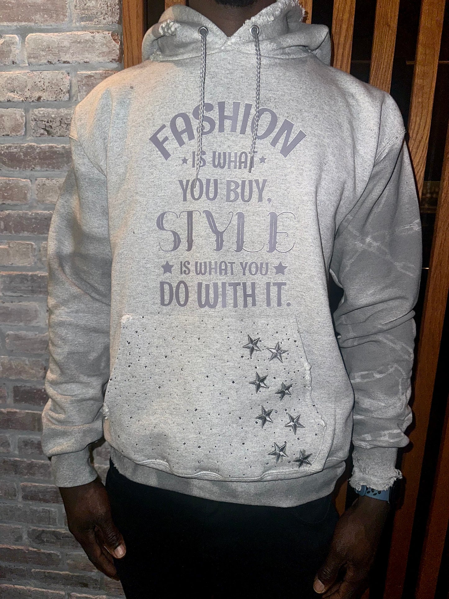 The Gray “High Fashion” Unisex Hoodie