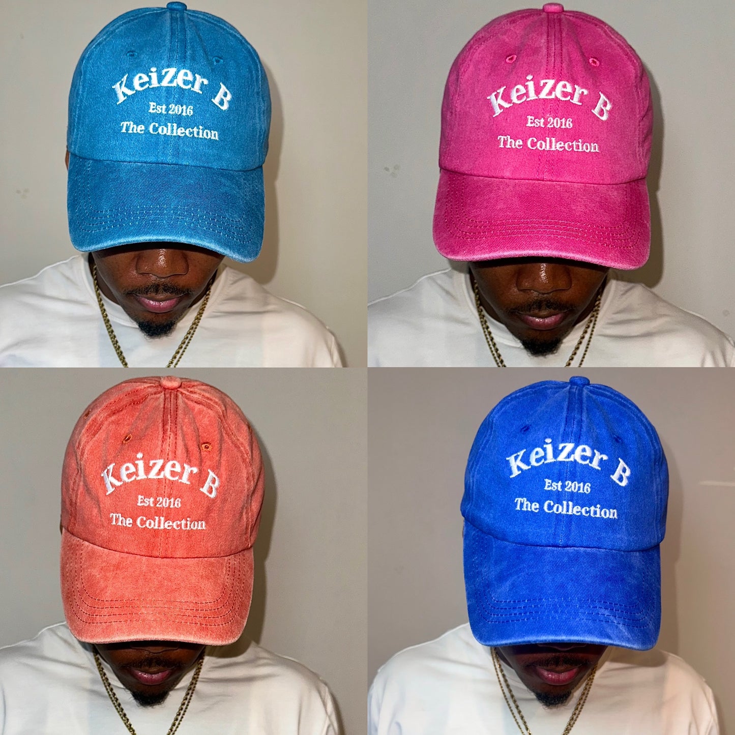 Keizer B Unisex Baseball Caps (12 Colors)