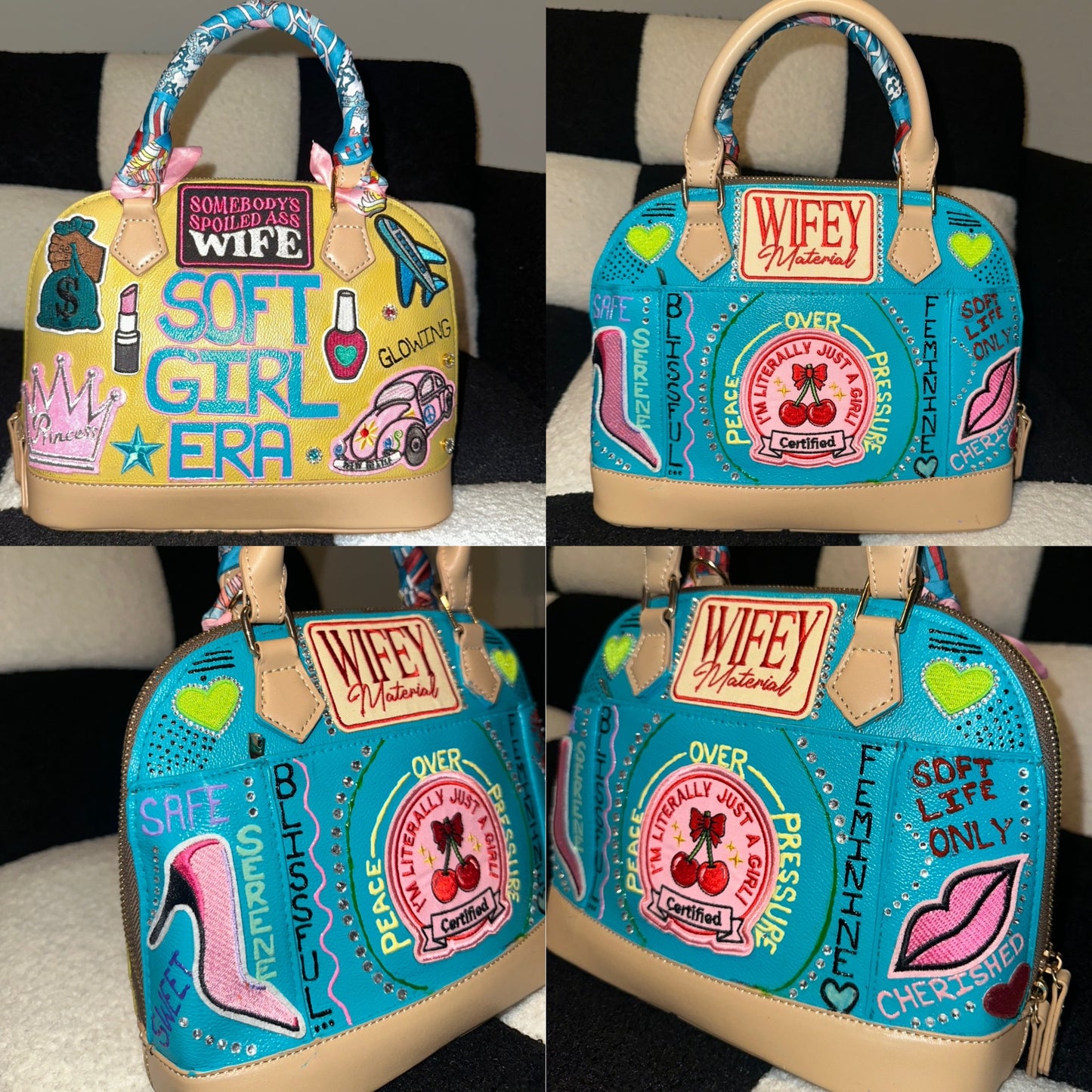 The “Soft Girl Era” Keizer B Custom Made Alma Style Bag