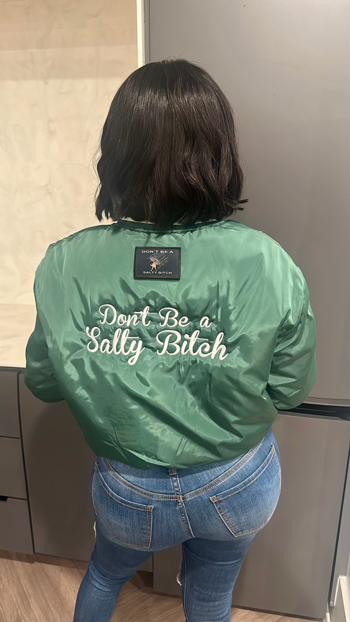 The “Don’t Be A Salty Bitch” Bomber Jacket (3 colors)