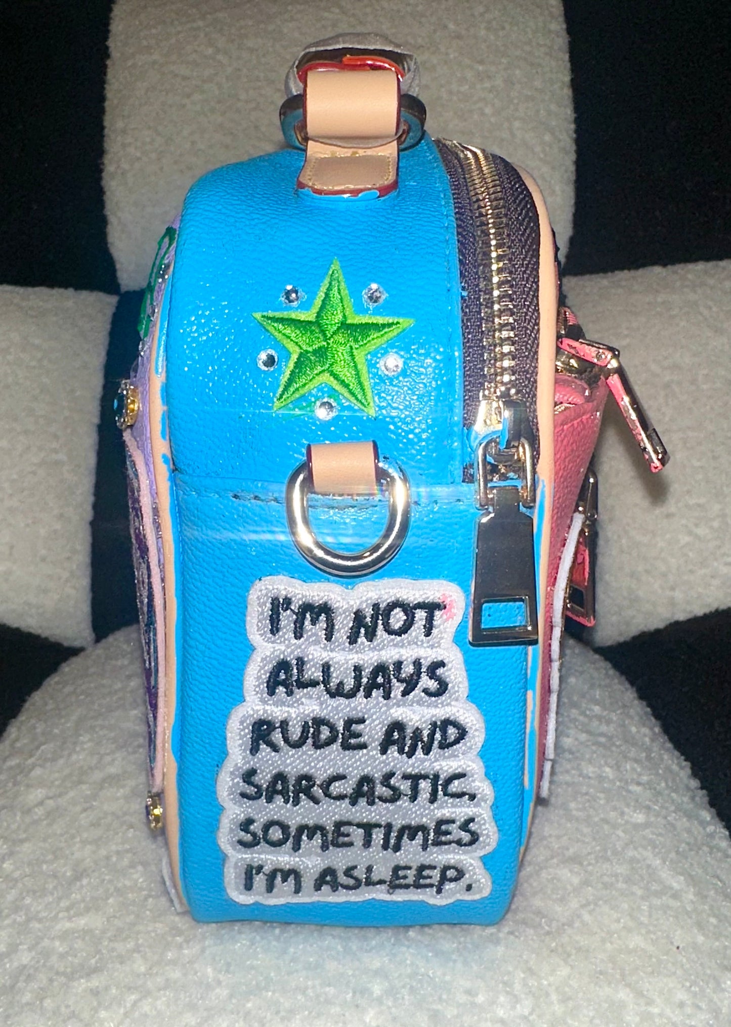 The “Sarcasm” Messenger Crossbody Handbag