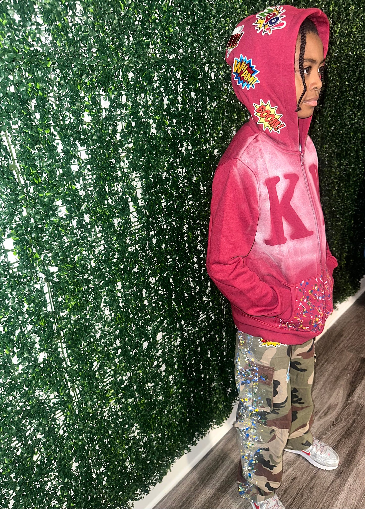 The “Super Powers” Kids Zip Up Custom Made Hoodie