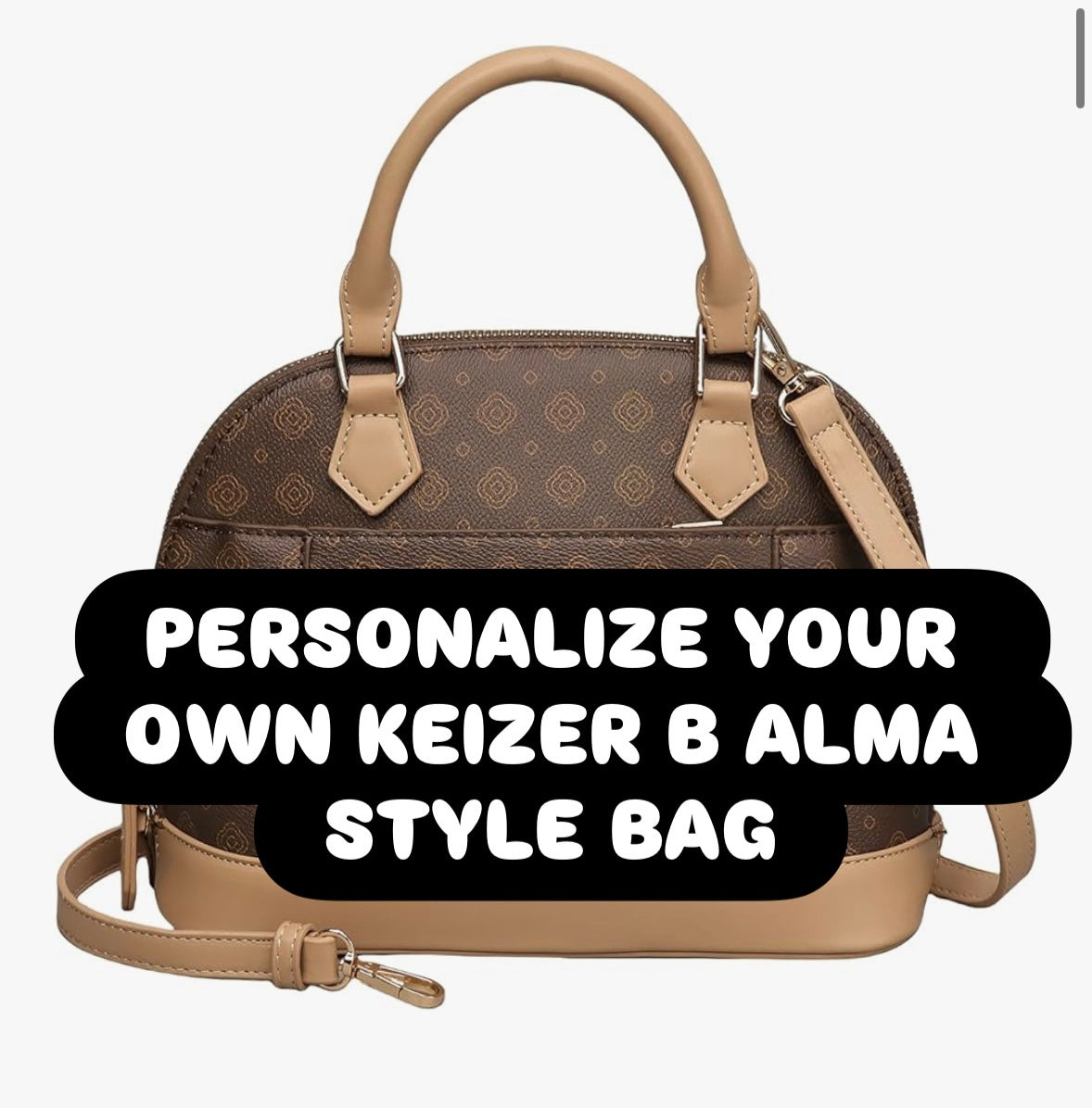 Personalize Your Own Keizer B Custom Made Alma Style Bag