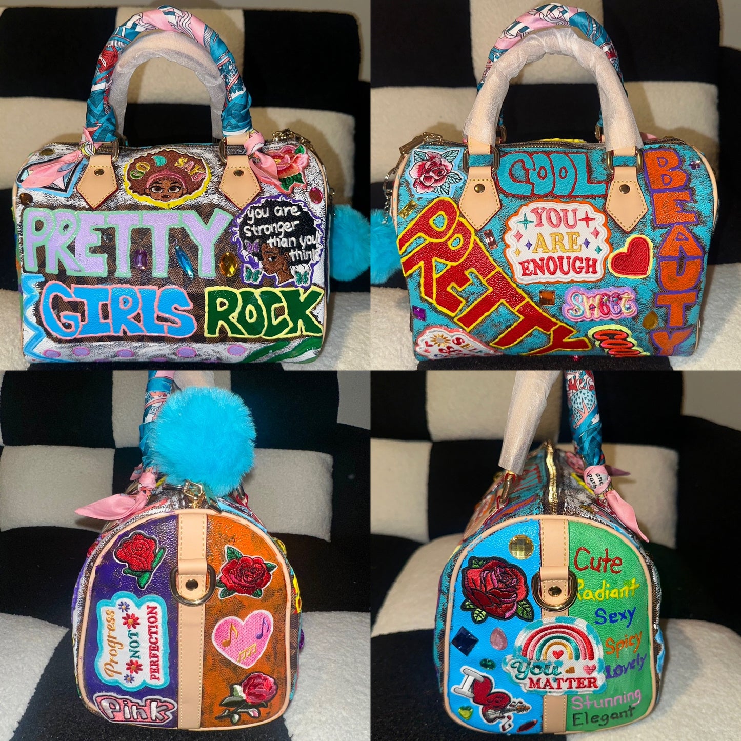 The Pretty Girls Rock Custom Made Handbag