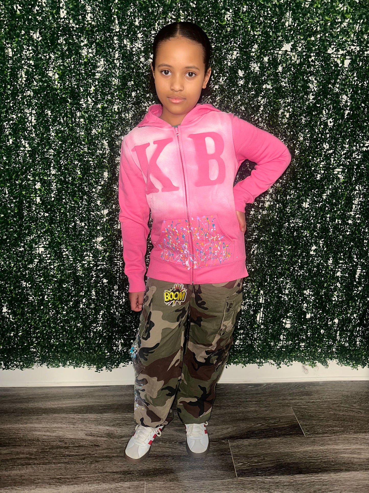 The “Super Powers” Kids Zip Up Custom Made Hoodie