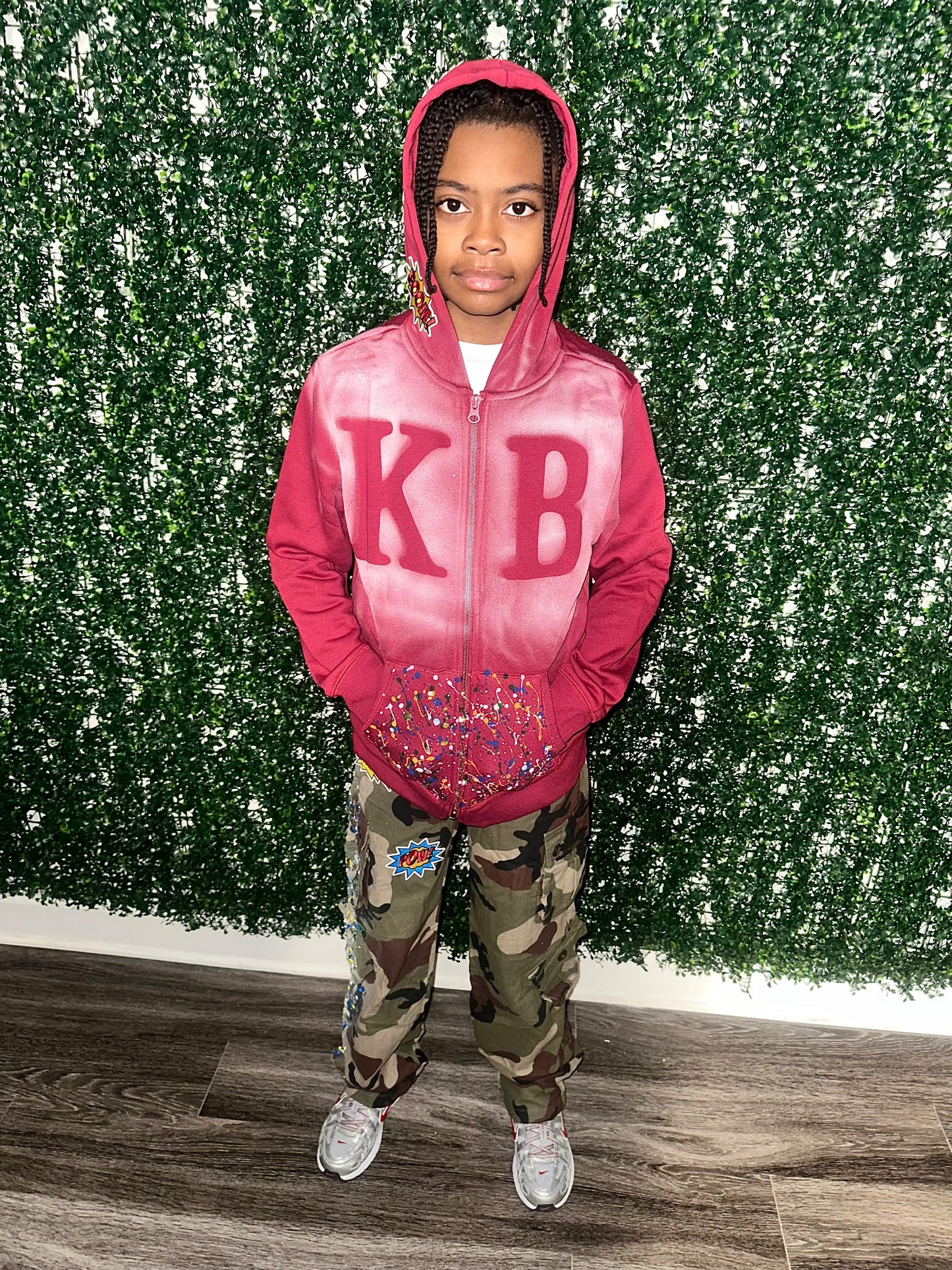 The “Super Powers” Kids Zip Up Custom Made Hoodie