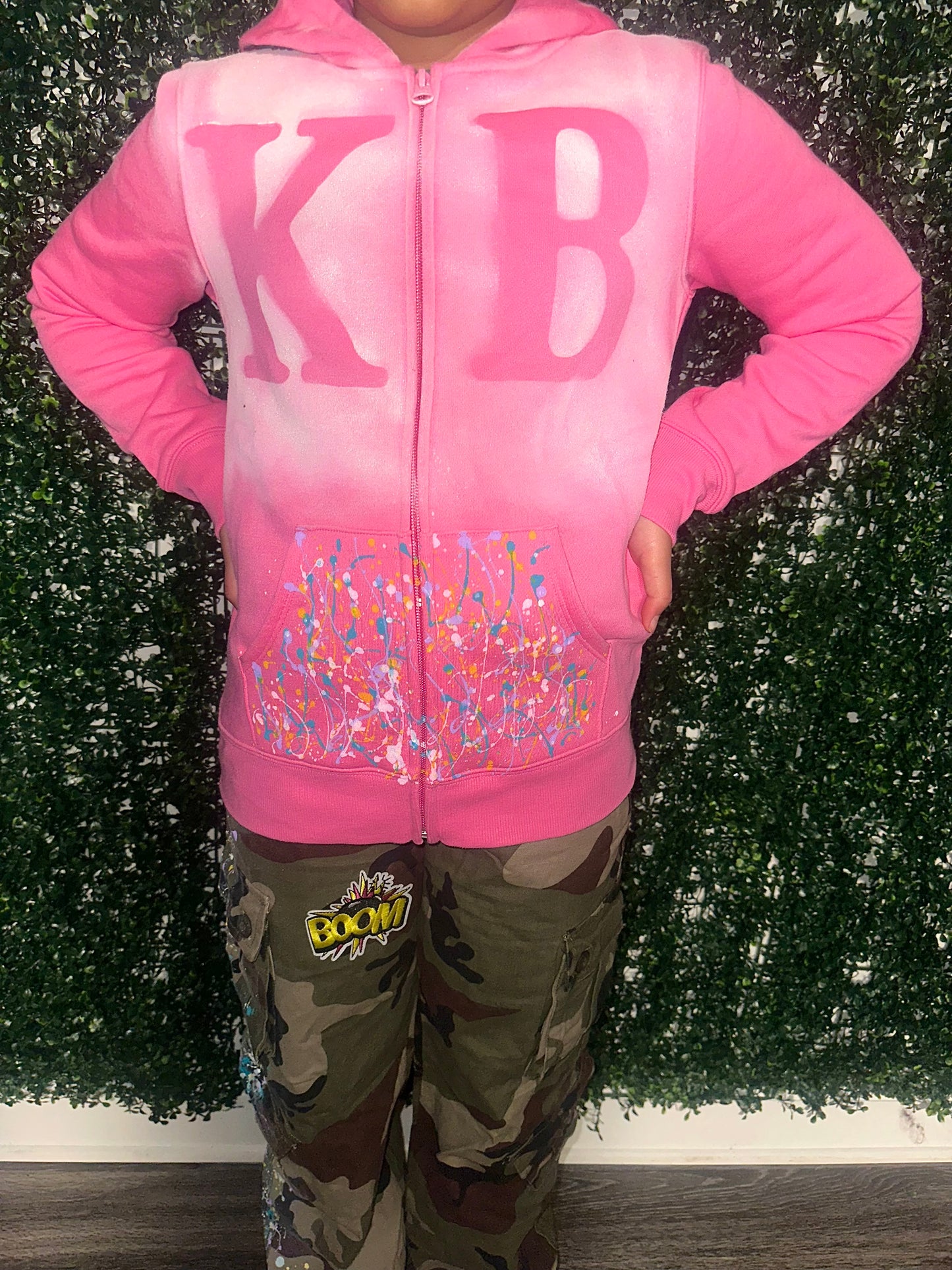 The “Super Powers” Kids Zip Up Custom Made Hoodie