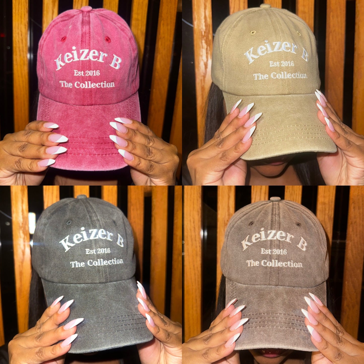 Keizer B Unisex Baseball Caps (12 Colors)