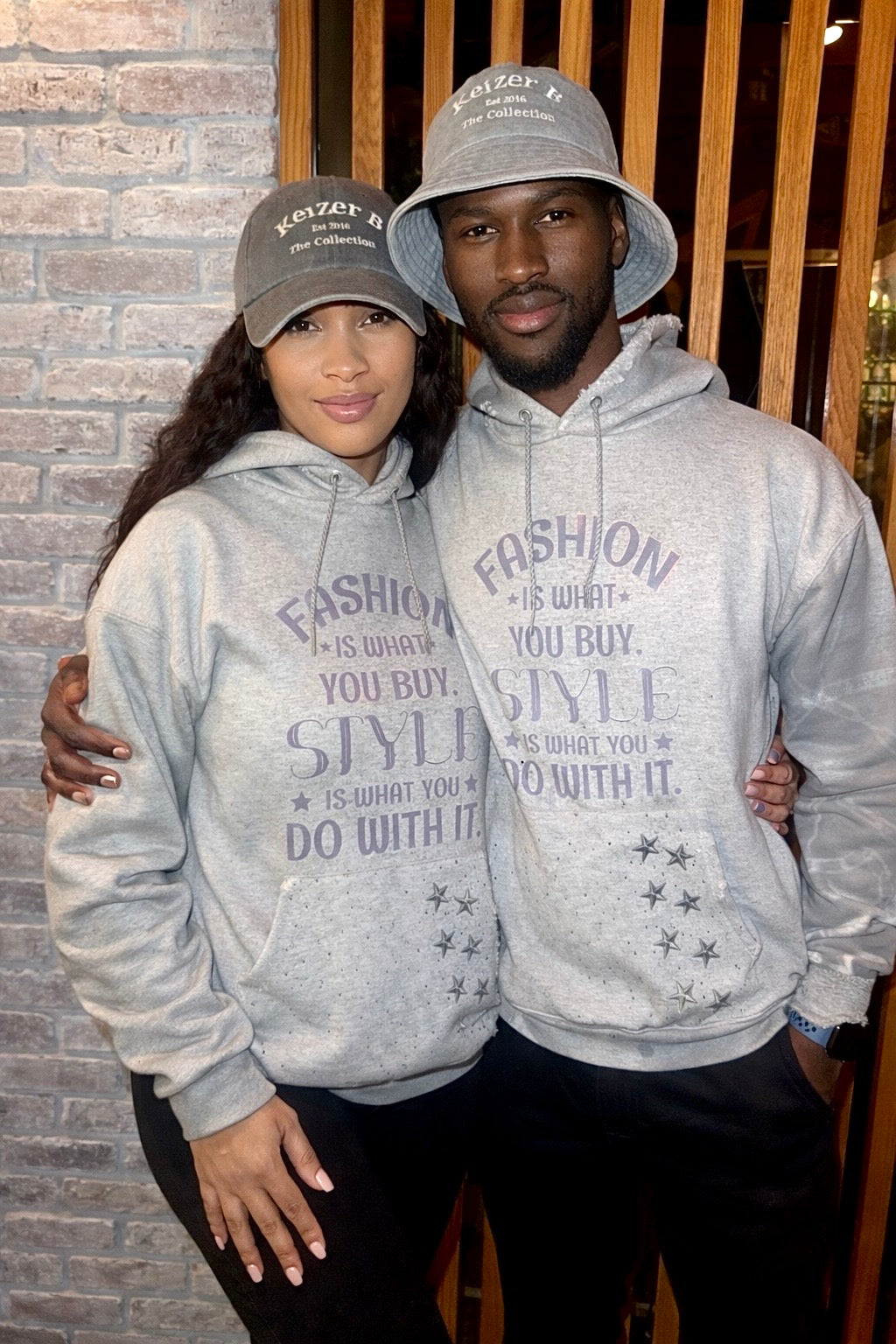 The Gray “High Fashion” Unisex Hoodie