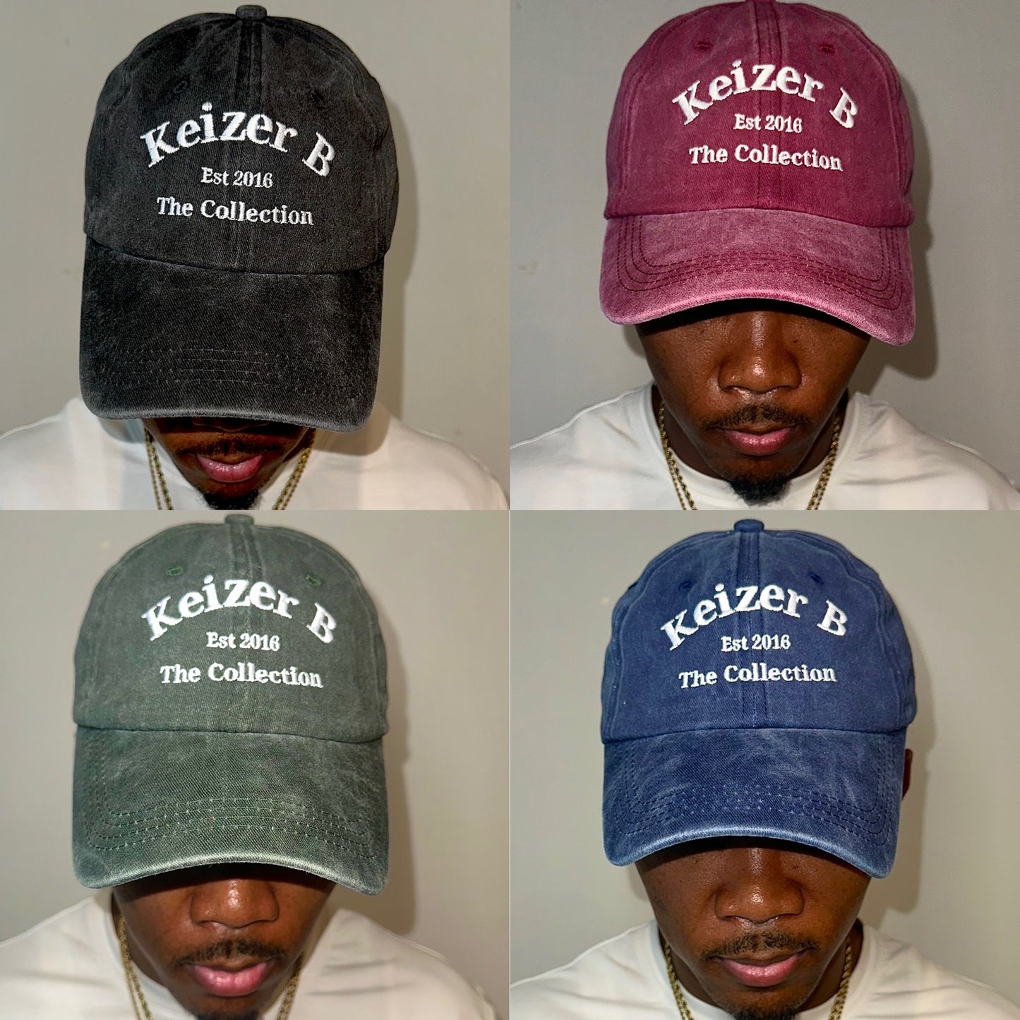 Keizer B Unisex Baseball Caps (12 Colors)