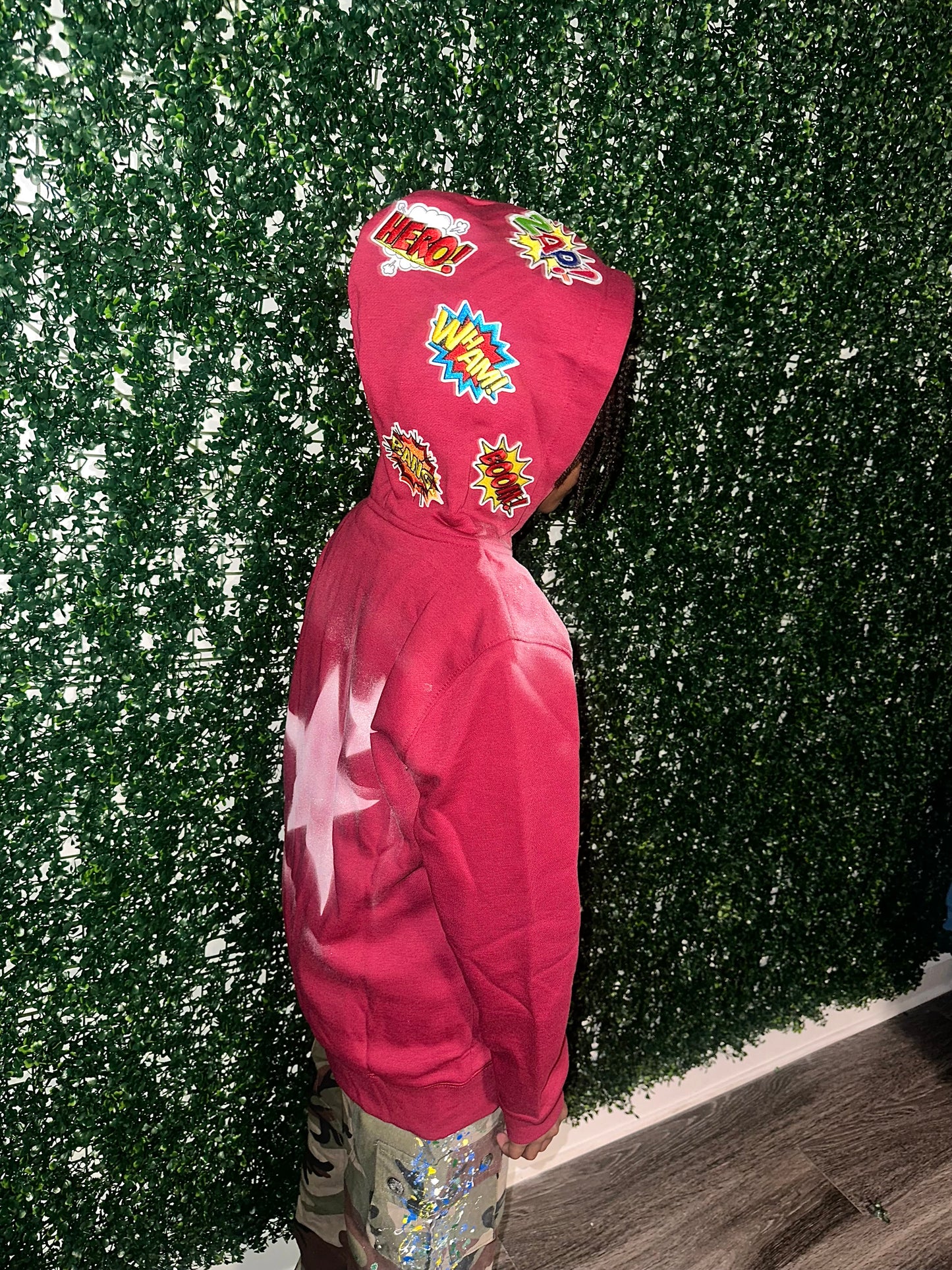 The “Super Powers” Kids Zip Up Custom Made Hoodie
