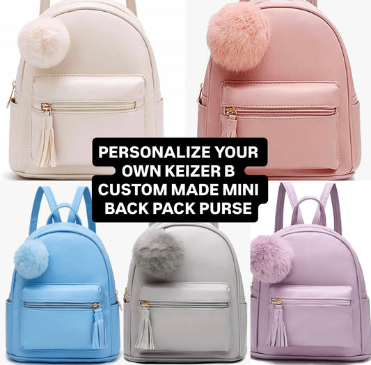 Customize your own Keizer B mini book bag