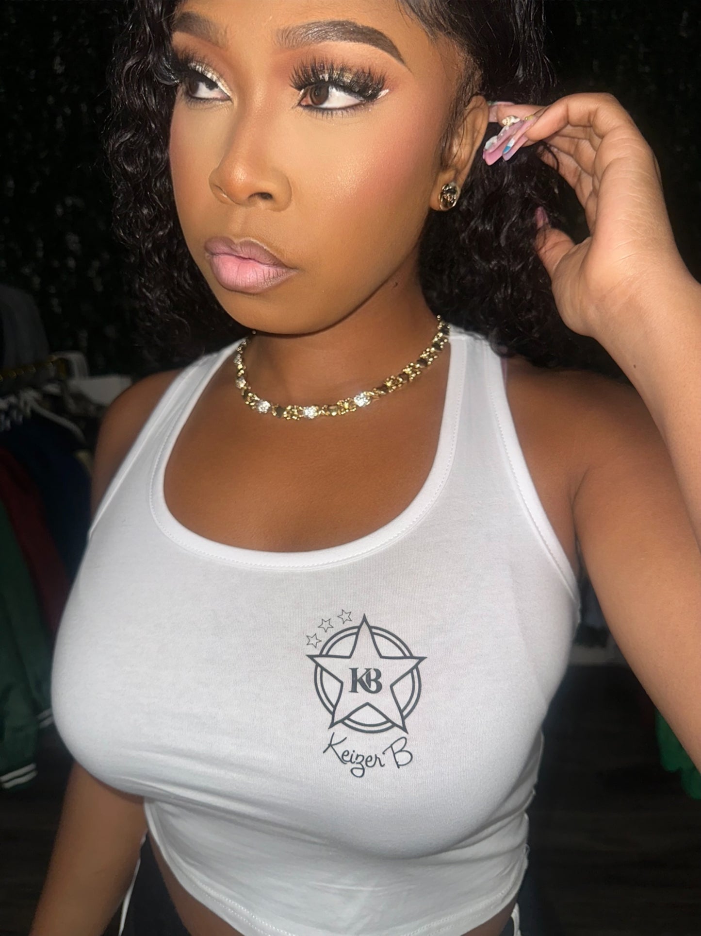 The BLACK KB STAR LOGO WOMEN SHORT SET