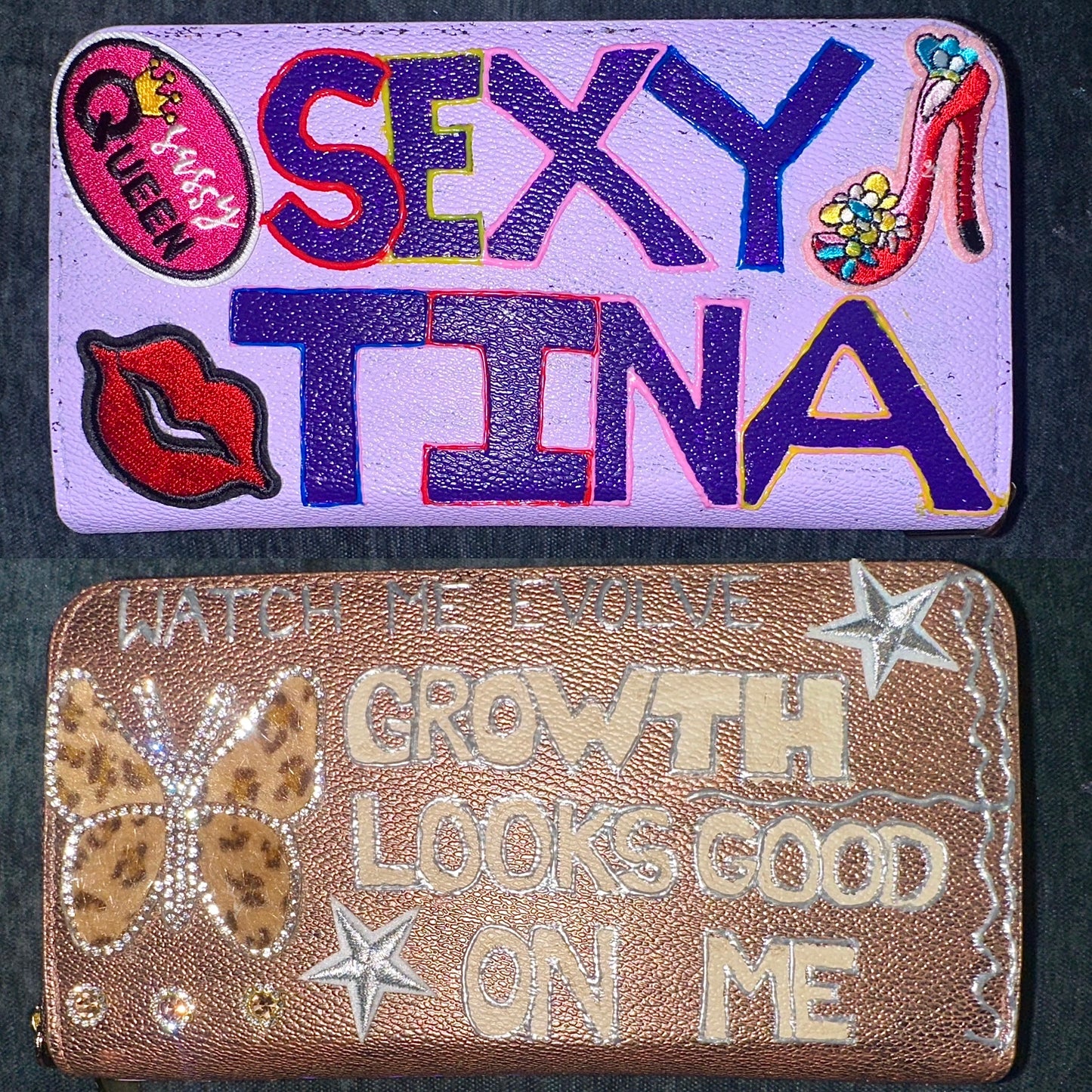Personalize Your Custom Made Keizer B Wristlet Wallet
