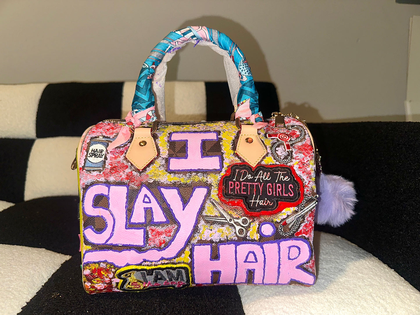 I Slay Hair Custom Handbag