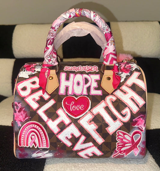 The “Breast Cancer Awareness” Custom made Handbag