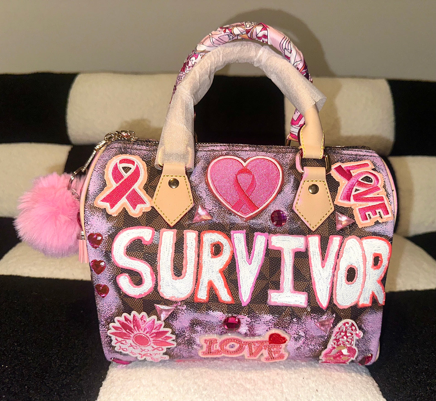 The “Breast Cancer Awareness” Custom made Handbag