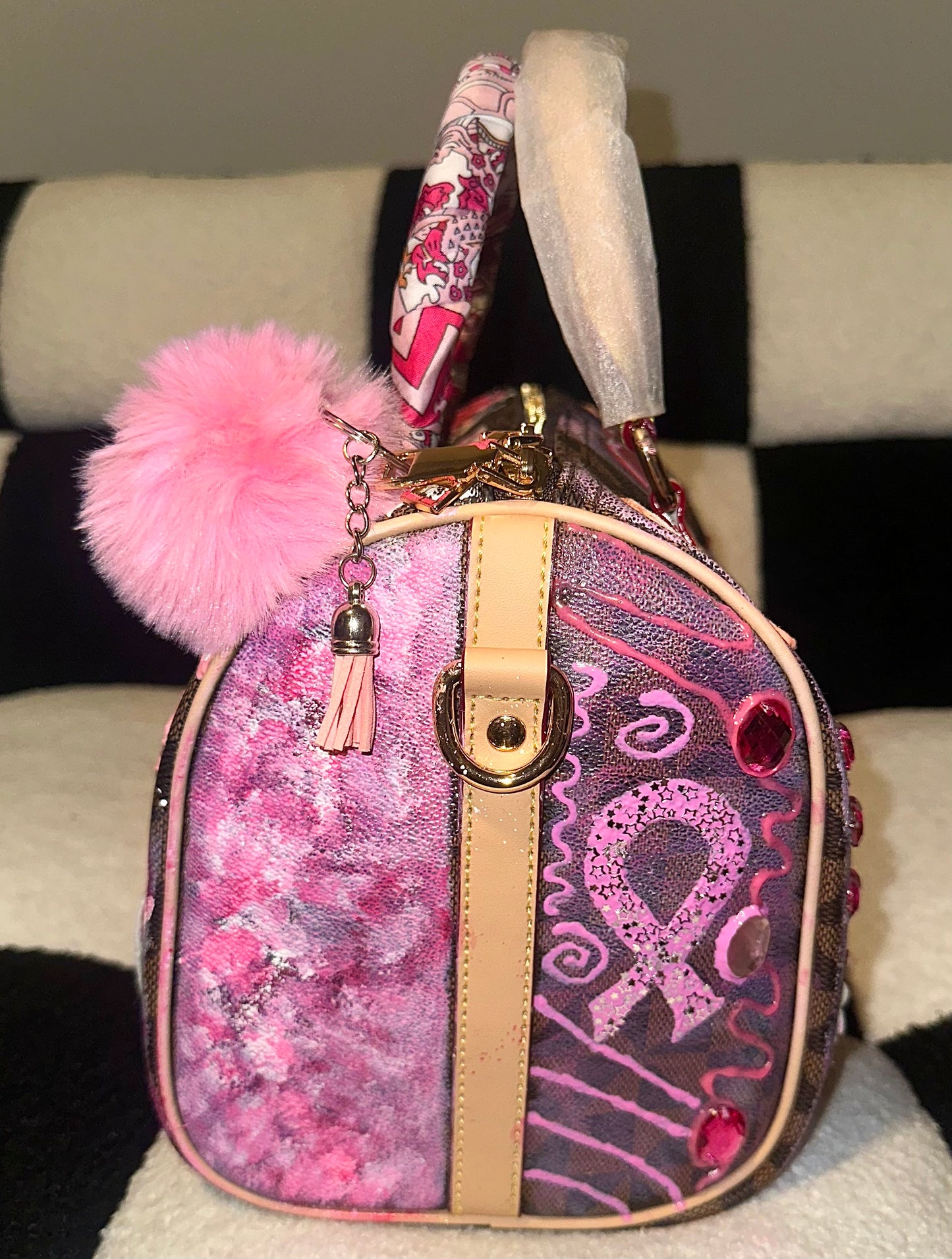 The “Breast Cancer Awareness” Custom made Handbag