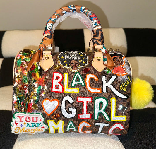 The “Black Girl Magic ” Custom Made Handbag