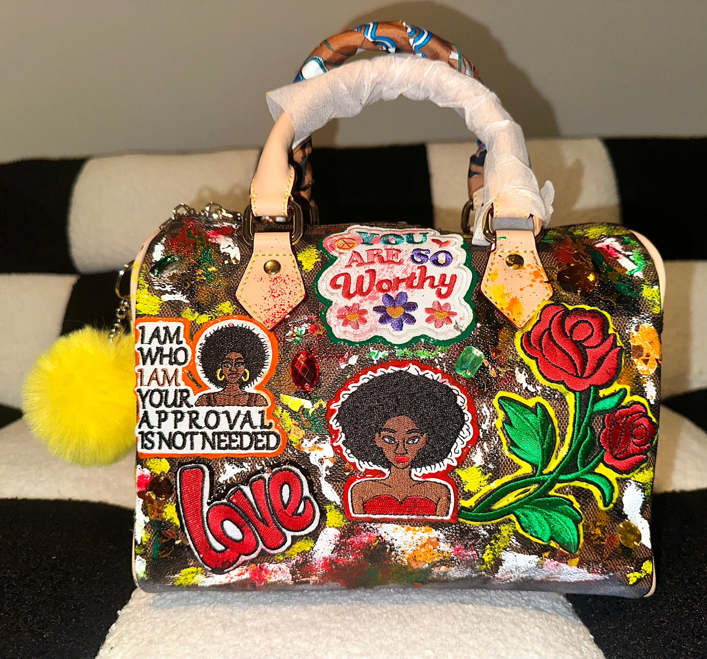 The “Black Girl Magic ” Custom Made Handbag