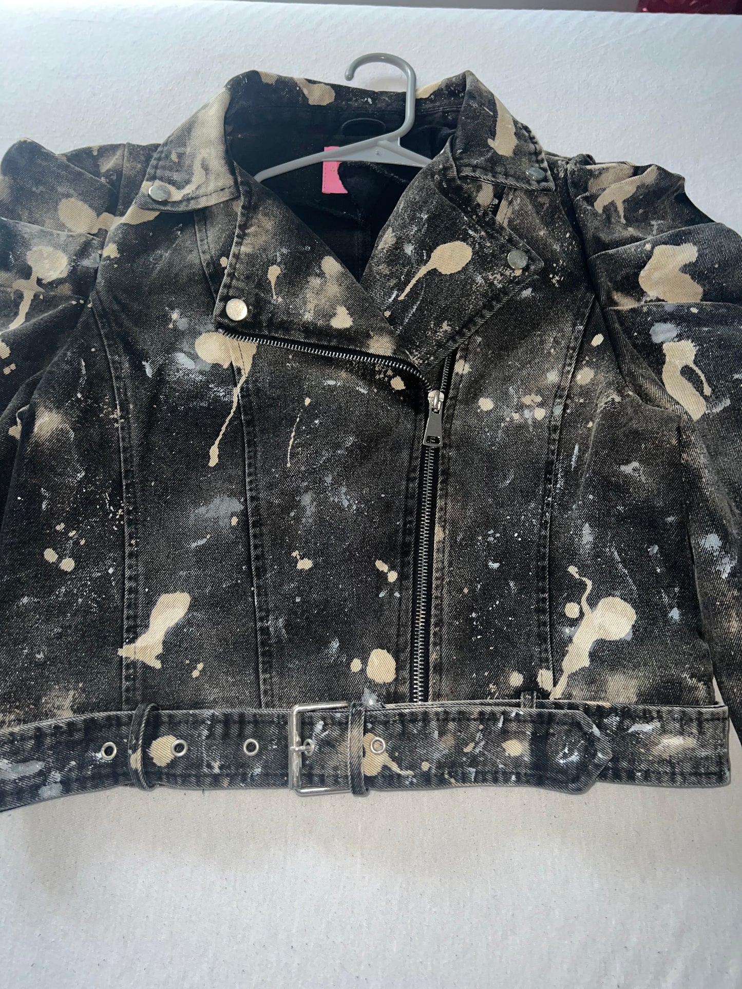 The “Look But Don’t Touch” Denim Jacket (Custom Made)