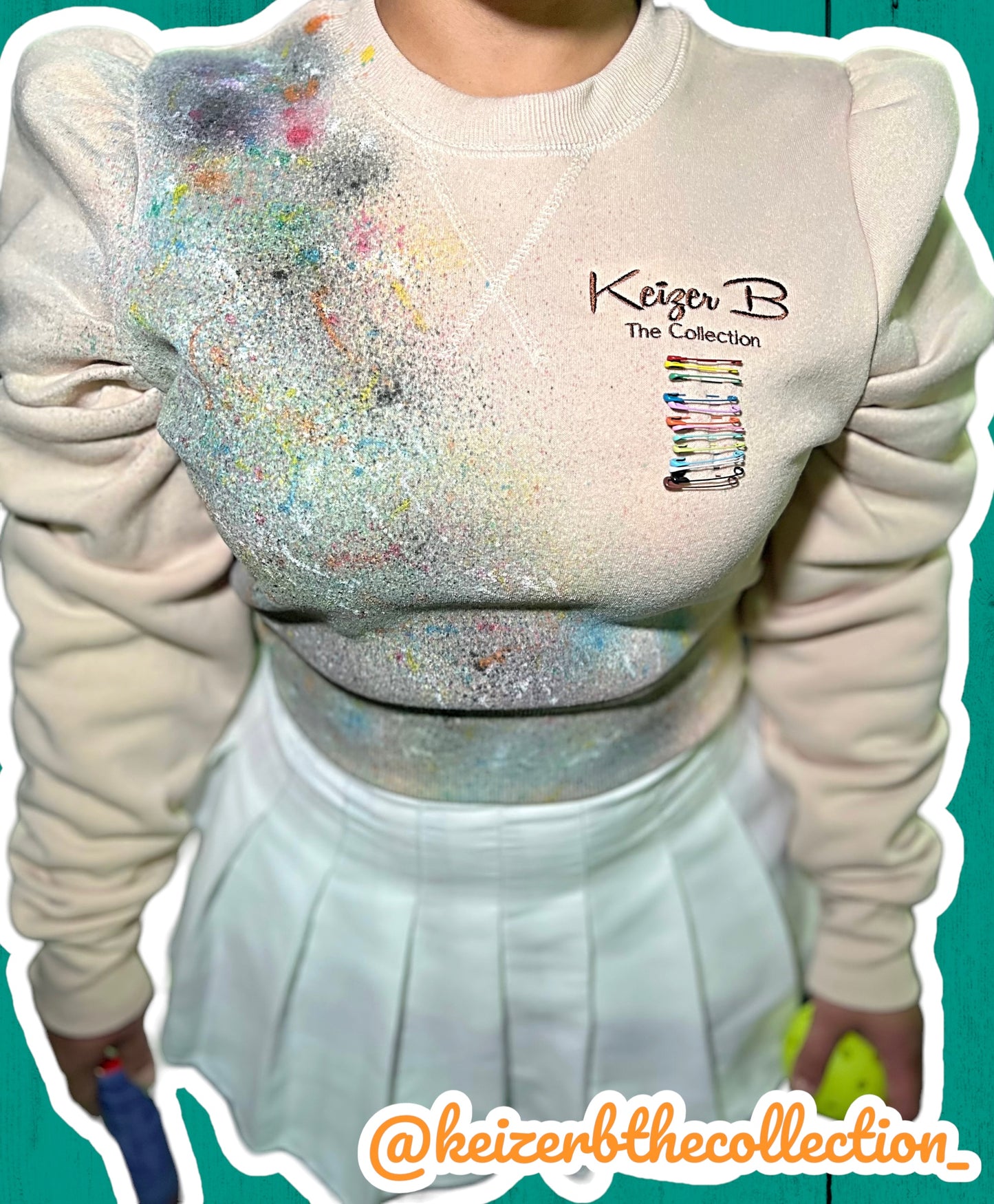 The “Galaxy” Puffy Shoulder Sweater