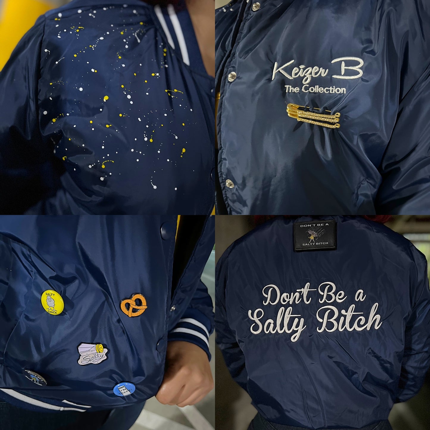 The “Don’t Be A Salty Bitch” Bomber Jacket (3 colors)