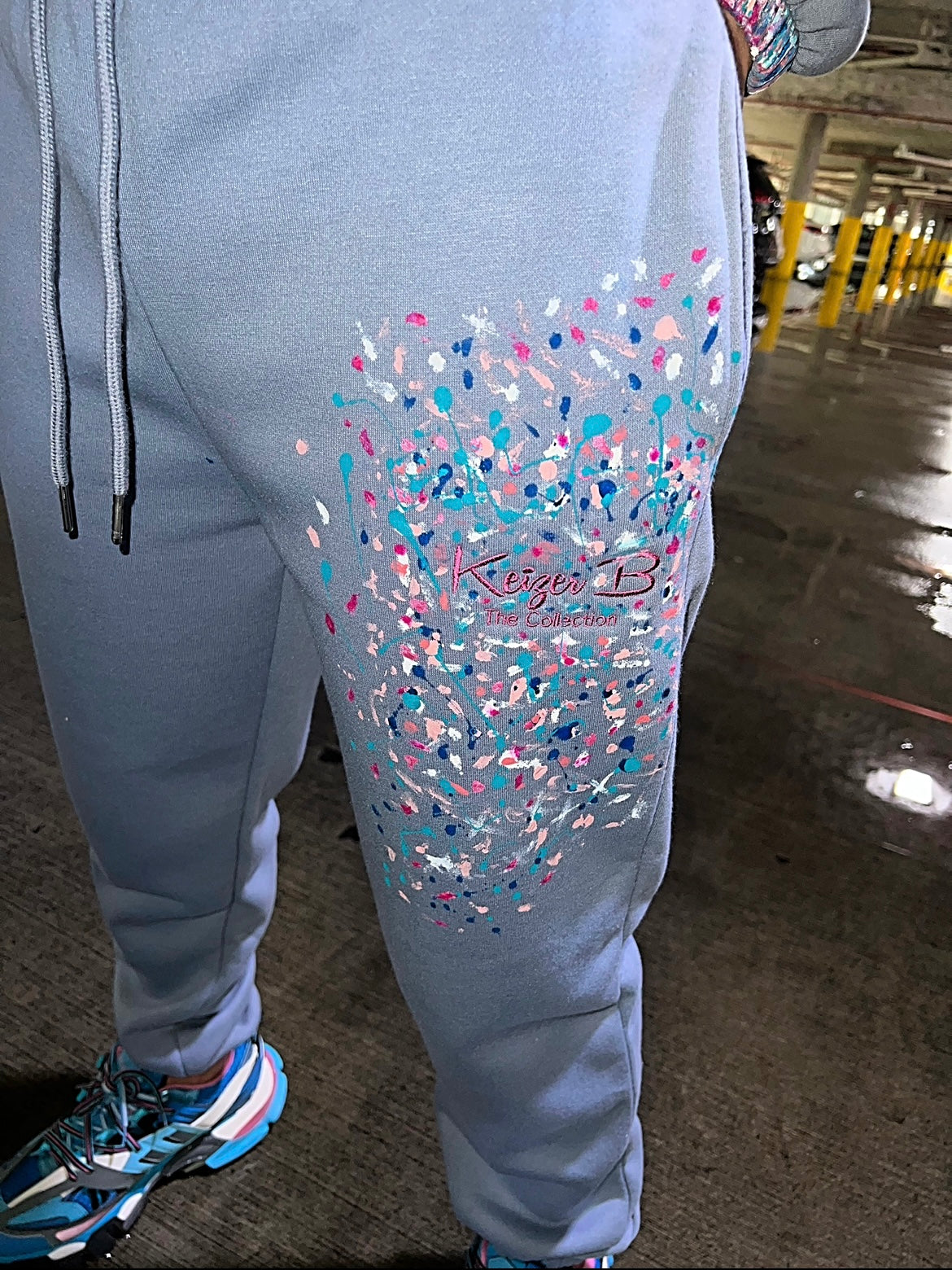 The “Hard In The Paint” Sweatsuit (Blue)