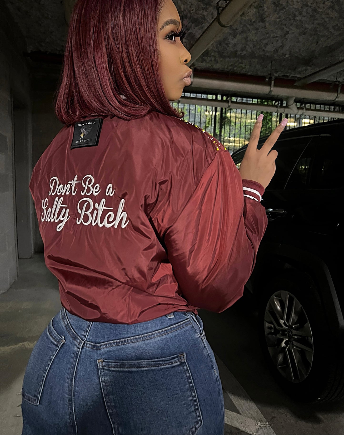 The “Don’t Be A Salty Bitch” Bomber Jacket (3 colors)