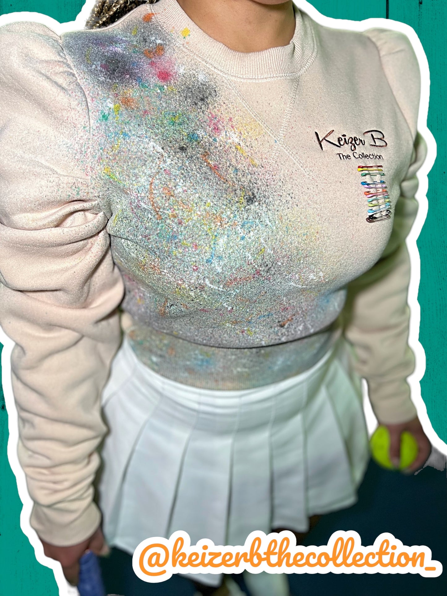 The “Galaxy” Puffy Shoulder Sweater